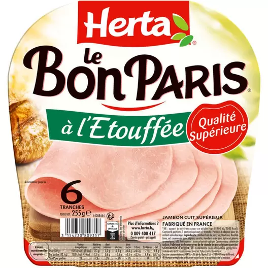 Jambon à l'étouffée offre à 4,51€ sur franprix