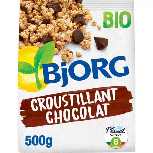 Céréales croustillant chocolat Bio offre à 5,5€ sur franprix