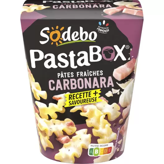 Pasta box  fusilli carbonara offre à 3,94€ sur franprix