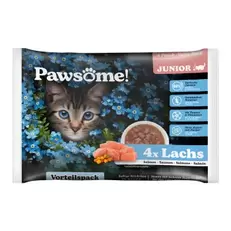 Pawsome Kitten saumon flowpack 4x85 g offre à 2,99€ sur Maxi Zoo