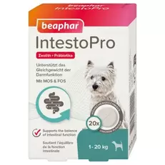 Les tablettes IntestoPro pour petits chiens 20 pcs offre à 14,99€ sur Maxi Zoo