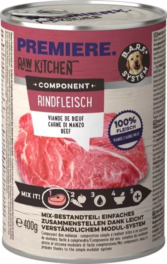 RAW KITCHEN Pure Beef 12x400 g offre à 46,68€ sur Maxi Zoo