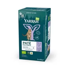 Bio Nourriture humide pour chats Barquettes Multipack Pâté Poulet &amp; Dinde 8x100 g offre à 10,59€ sur Maxi Zoo