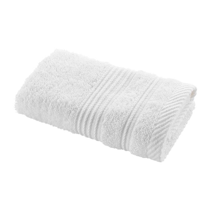 Serviette invité coton blanc 30x50cm offre à 2,29€ sur Centrakor