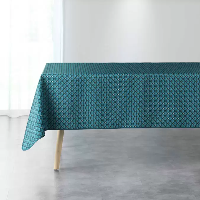 Nappe rectangulaire polyester ARTCHIC bleu 150x240... offre à 15,99€ sur Centrakor