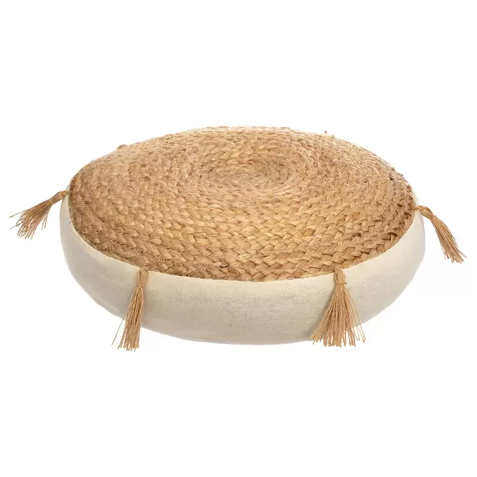 Coussin de sol jute D 38cm offre à 12,99€ sur Centrakor