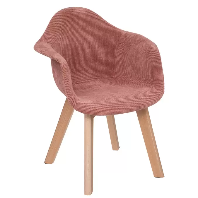 Petite chaise enfant assise velours rose 34x56x31c... offre à 39,99€ sur Centrakor