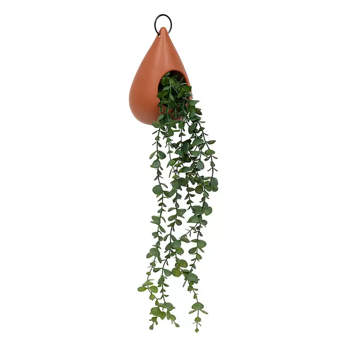 Plante artificielle suspendue pot goutte céramique... offre à 11,99€ sur Centrakor