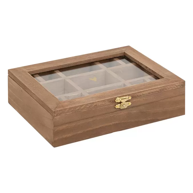 Boite à bijoux FLO bois 20.5x5.3x15cm offre à 9,99€ sur Centrakor