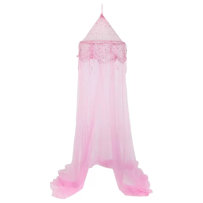 Ciel de lit moustiquaire rose fille princesse à su... offre à 14,99€ sur Centrakor