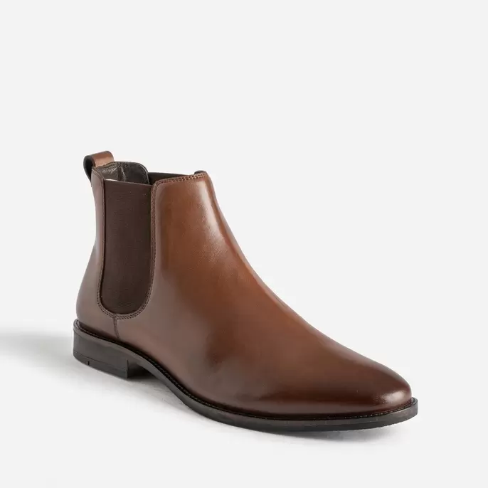 Chelsea boots marron cuir offre à 62,99€ sur Eram