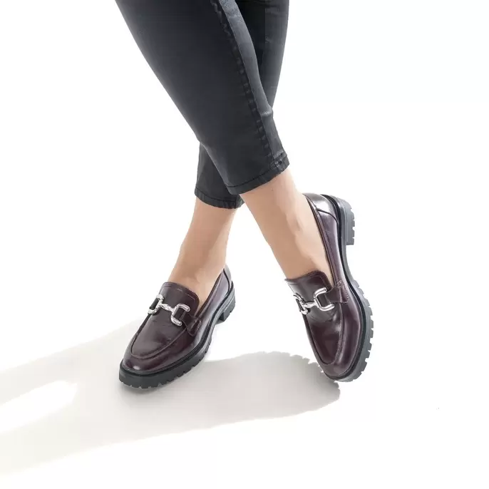 Mocassin TEXTO bordeaux à maxi mors offre à 55,99€ sur Eram