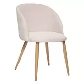 Chaise imitation chene celeste lin offre à 69,99€ sur Maxi Bazar