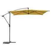 Parasol decentre 2.5x2.5m manoa moutarde offre à 69,99€ sur Maxi Bazar