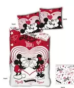 Housse couette 140x200cm et 63x63cm minnie offre à 9,99€ sur Maxi Bazar