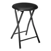 Tabouret pliant basic noir offre à 7,99€ sur Maxi Bazar