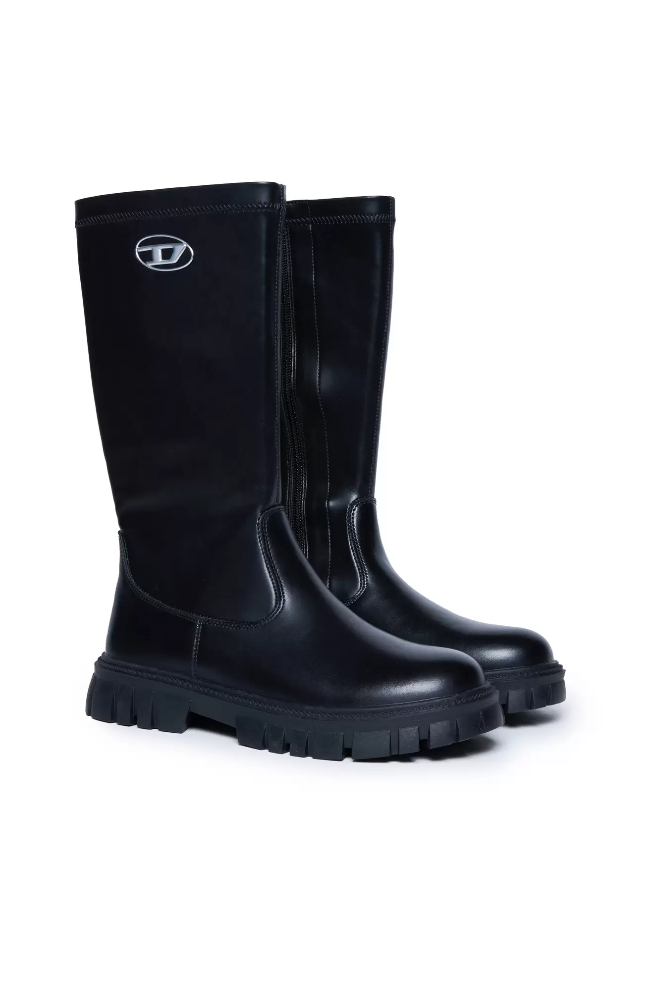 Bottes en cuir hauteur de genou offre à 230€ sur Diesel