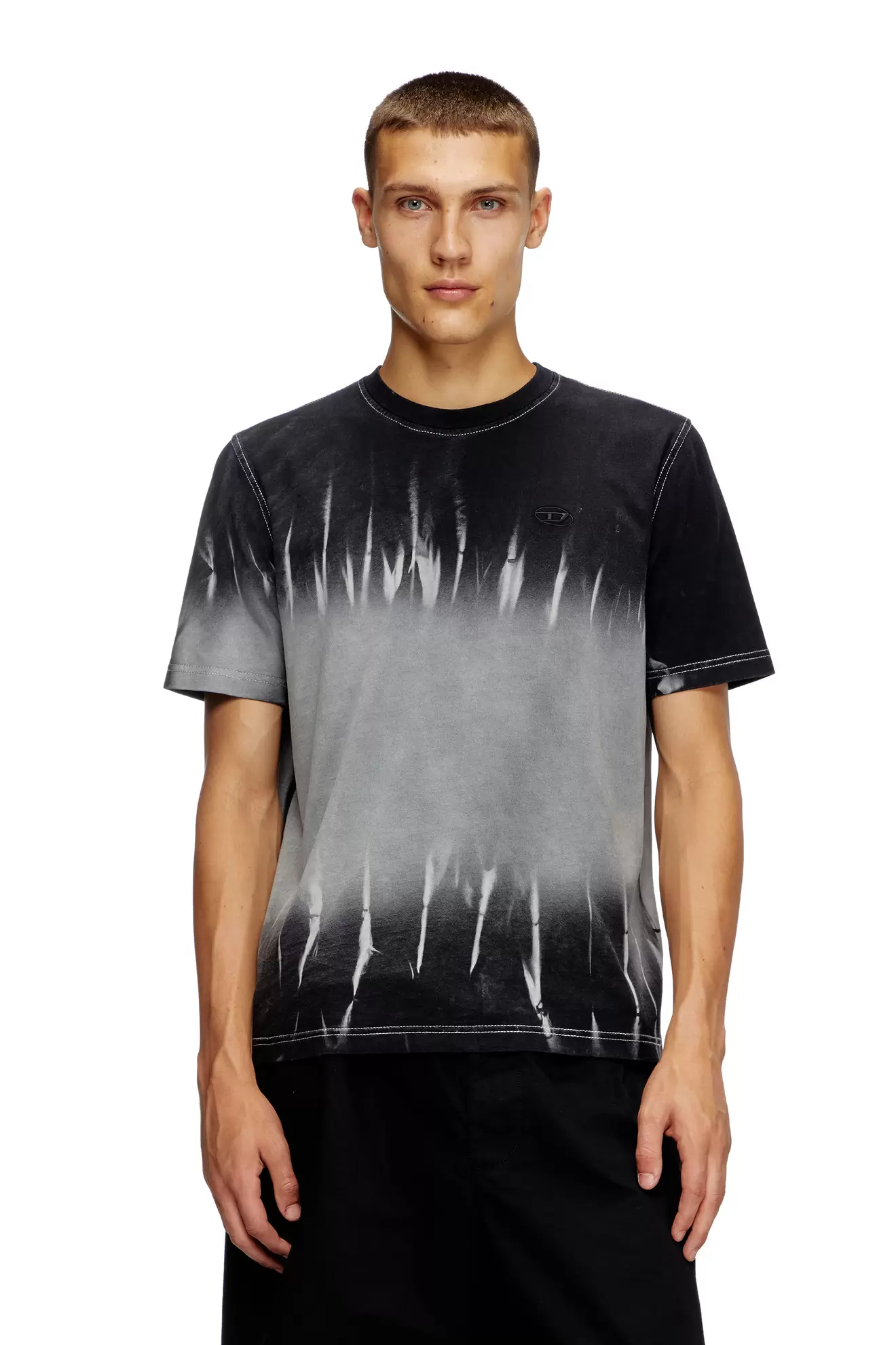 T-shirt tie-dye avec broderie à logo offre à 95€ sur Diesel