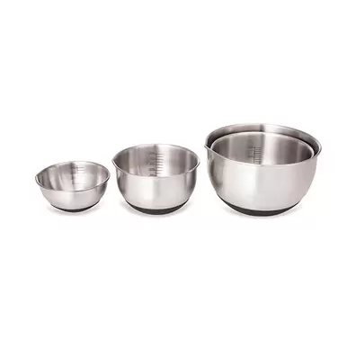 Lot 6 bols en inox gradués avec base silicone 10,5 à 24 cm offre à 68,97€ sur Mathon