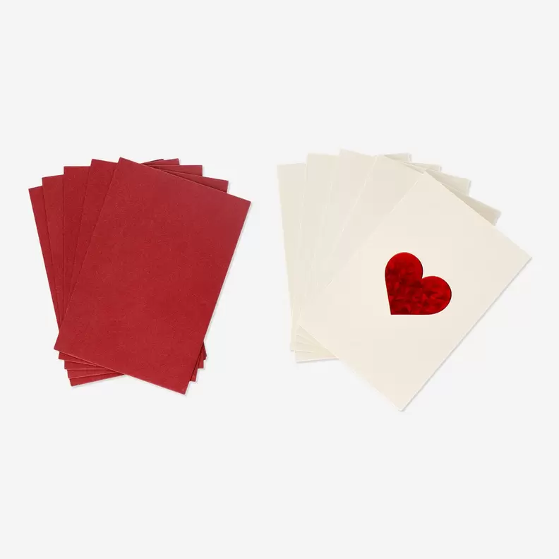 Cartes et enveloppes en forme de cœur - 5 pcs offre à 1,5€ sur Flying Tiger