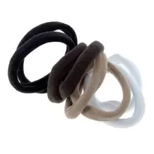 Lot élastiques mousse blanc noir beige marron offre à 2,5€ sur La Boutique du Coiffeur