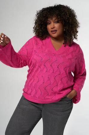 Pull tricoté à col en V offre à 17,5€ sur MS Mode