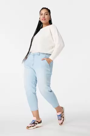 Jean fuselé avec taille élastique offre à 41,99€ sur MS Mode