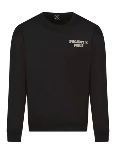 Sweat noir imprimé dans le dos col rond... offre à 49,99€ sur CCV