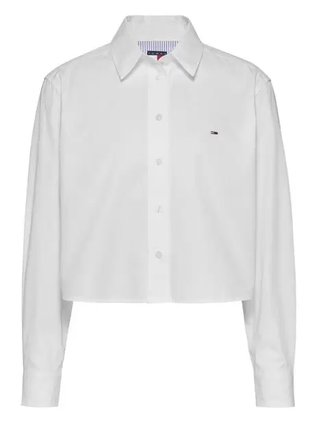 Chemisier en coton ecru uni avec une coupe... offre à 89,9€ sur CCV