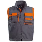 Gilet sans manche PADDOCK Gris / Orange offre à 23,9€ sur Oogarden