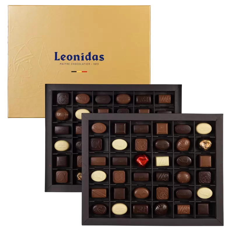 Leonidas Gold Heritage Deluxe Coffret - 72 pcs offre à 94,6€ sur Leonidas