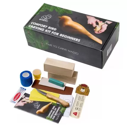 Coffret decouverte sculpture sur bois offre à 39,95€ sur Nature et Découvertes