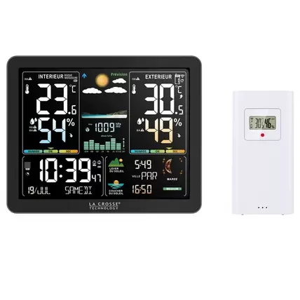 Station meteo grand ecran couleurs offre à 75€ sur Nature et Découvertes