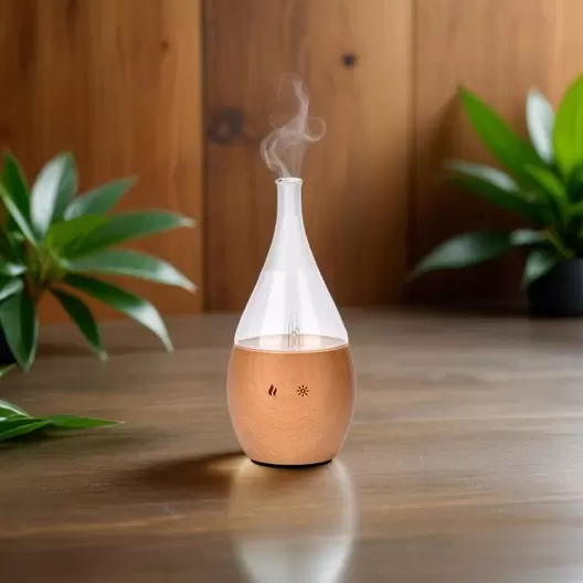 Diffuseur par nebulisation en bois bolea offre à 9,78€ sur Nature et Découvertes