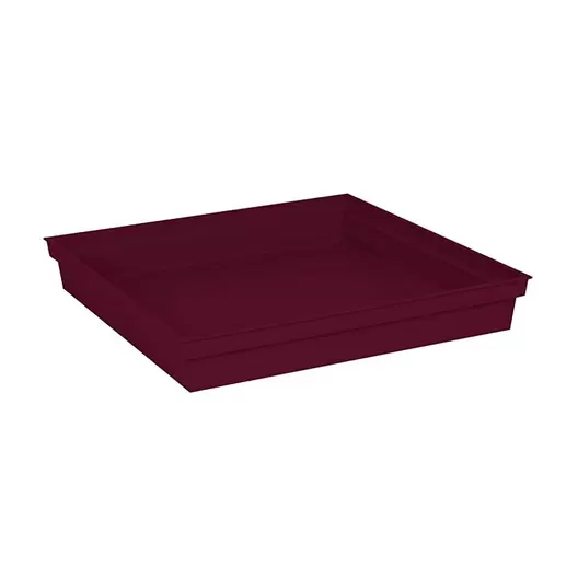 EDA - Soucoupe carré Toscane 40x40x5.9cm Rouge Bourgogne offre à 10,9€ sur Culture Indoor