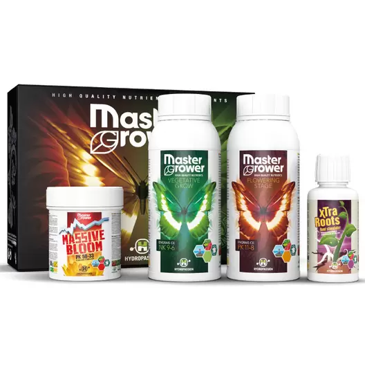 Hydropassion - 2x 100ml + 2x 500ml - Engrais Starter Pack - Master Grower offre à 54,08€ sur Culture Indoor