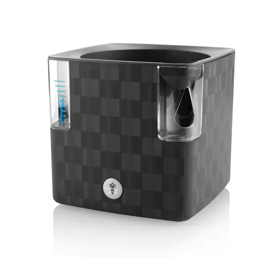 Flower Lover - Pot auto-irrigant - Cobble -  14x14x14cm - Anthracite offre à 10,5€ sur Culture Indoor