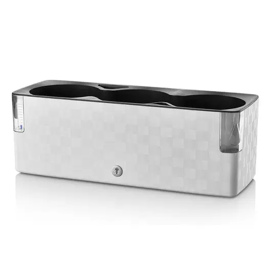 Flower Lover - Pot auto-irrigant - Cobble TRIO - Blanc offre à 16,8€ sur Culture Indoor