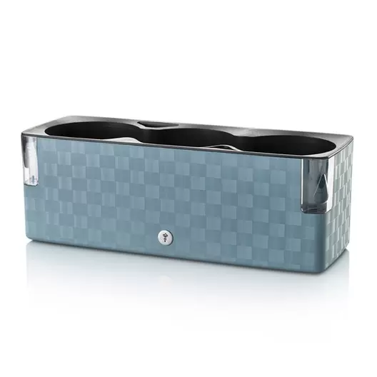 Flower Lover - Pot auto-irrigant - Cobble TRIO - Bleu acier offre à 16,8€ sur Culture Indoor