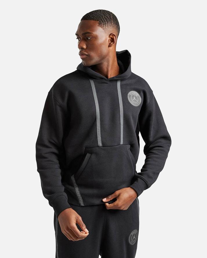 Sweat à capuche PSG Fleece 2023/2024 - Noir/Gris/Orange                          1 couleur offre à 67,92€ sur Footkorner