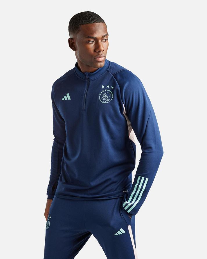 Haut d'entrainement Ajax Amsterdam 2023/2024 - Bleu                          2 couleurs offre à 52,43€ sur Footkorner