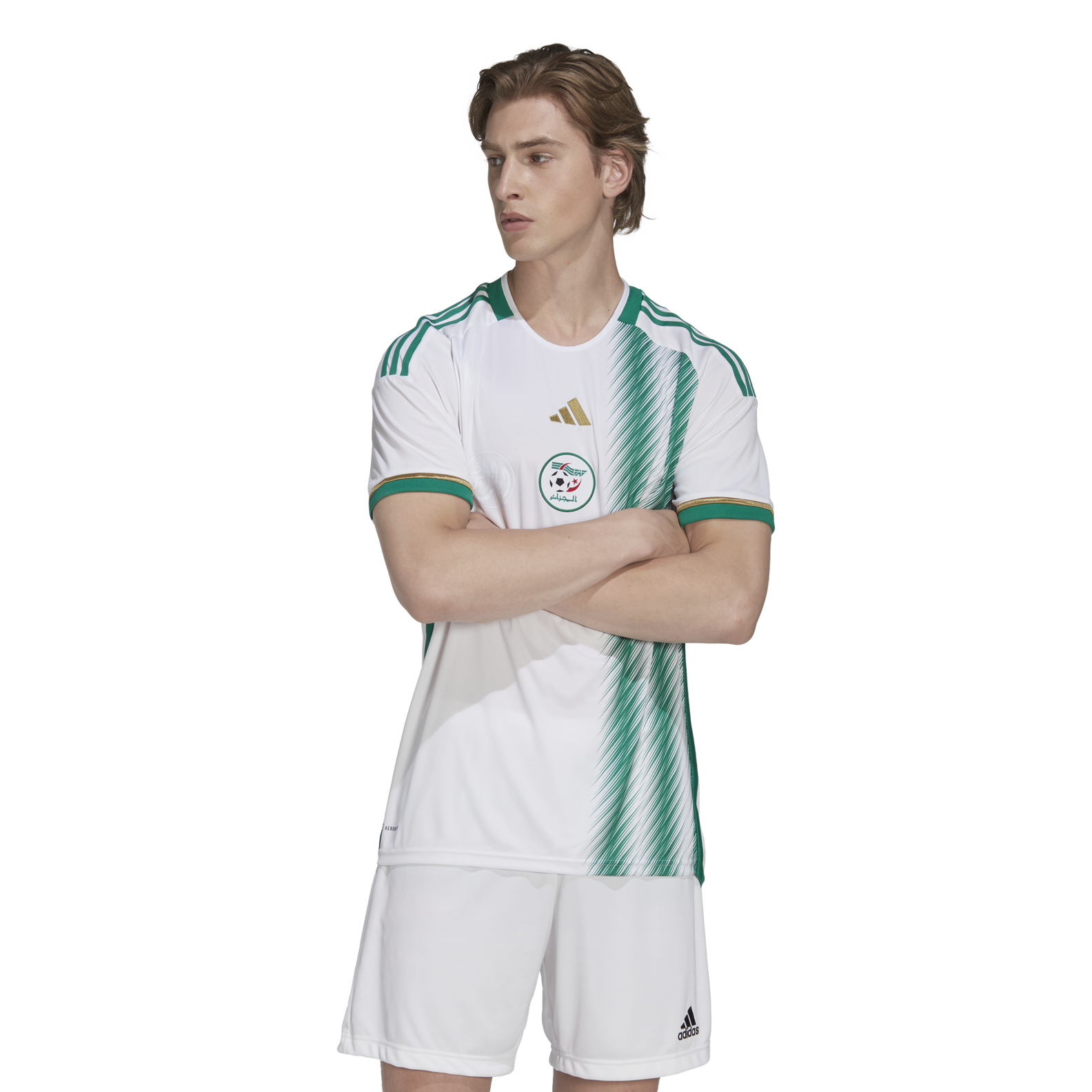 Maillot Algérie Domicile 2022 - Blanc/Vert                          1 couleur offre à 89,9€ sur Footkorner