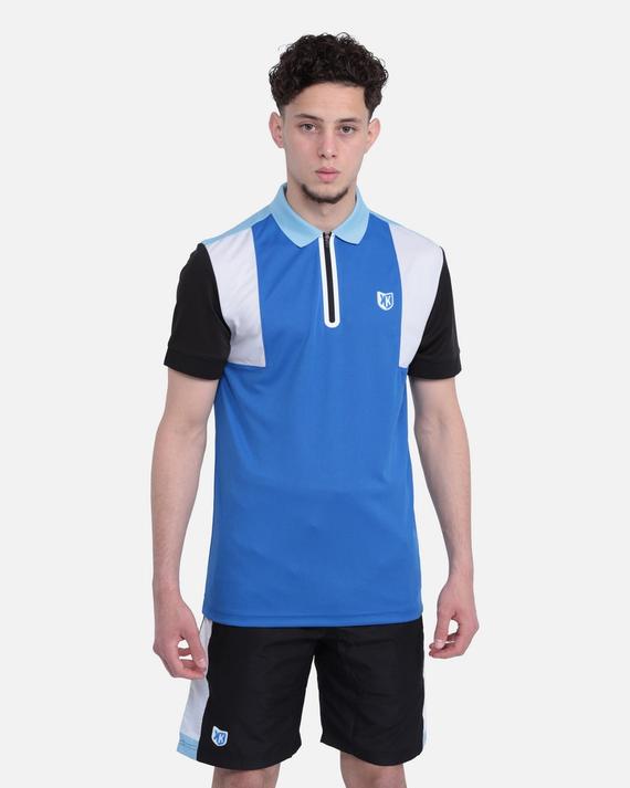 Polo FK Squad - Bleu/Blanc/Noir  2 couleurs offre à 22,45€ sur Footkorner