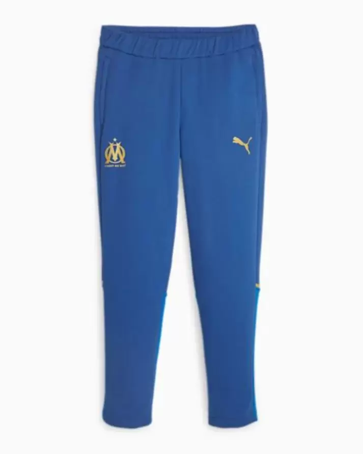 Pantalon d'entrainement OM 2023/2024 - Bleu/Or   1 couleur offre à 34,95€ sur Footkorner