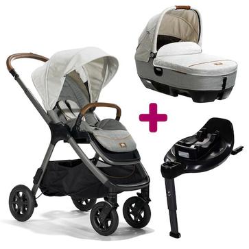 Pack poussette duo Finiti Oyster + Nacelle Calmi Oyster + Base Encore de Joie offre à 893,98€ sur autour de bébé