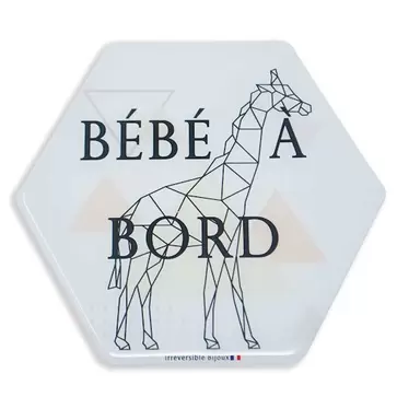 Adhésif « Bébé à Bord Attrape rêve » de Irréversible Bijoux offre à 17,99€ sur autour de bébé