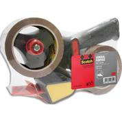SCOTCH Pack Dévidoir d'emballage métal avec frein réglable et 2 rouleaux adhésif 50 microns Havane BP503 offre à 40,93€ sur Calipage