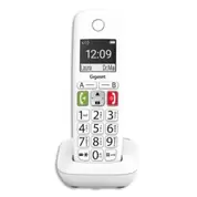 GIGASET Téléphone sans fil E290 Solo Blanc S30852-H2901-N102 sans répondeur offre à 40€ sur Calipage