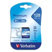 VERBATIM Carte SDXC 128Go Premium Class 10 44025 offre à 32€ sur Calipage