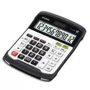 CASIO Calculatrice maxi bureau étanche eau et poussiere 12 chiffres WD-320MT offre à 33,14€ sur Calipage